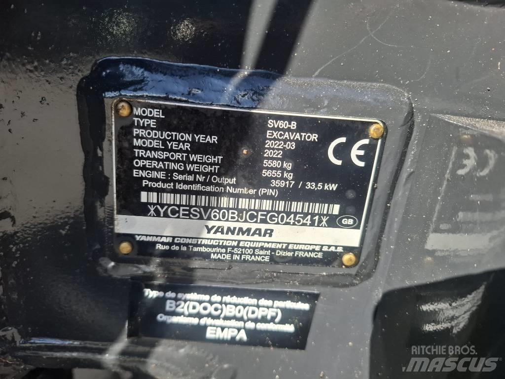 Yanmar SV 60-B Miniescavadeiras