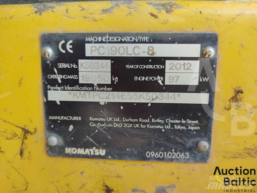 Komatsu PC190LC-8 Escavadeiras de esteiras
