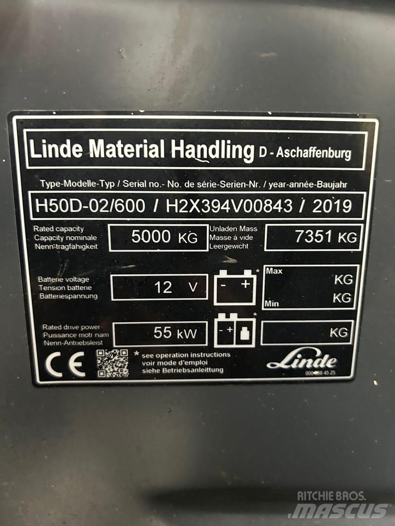 Linde H 50D-02/600 Empilhadores Diesel
