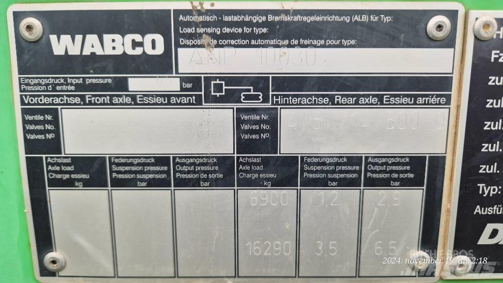 Dammann Anp 10030 Pulverizadores rebocados