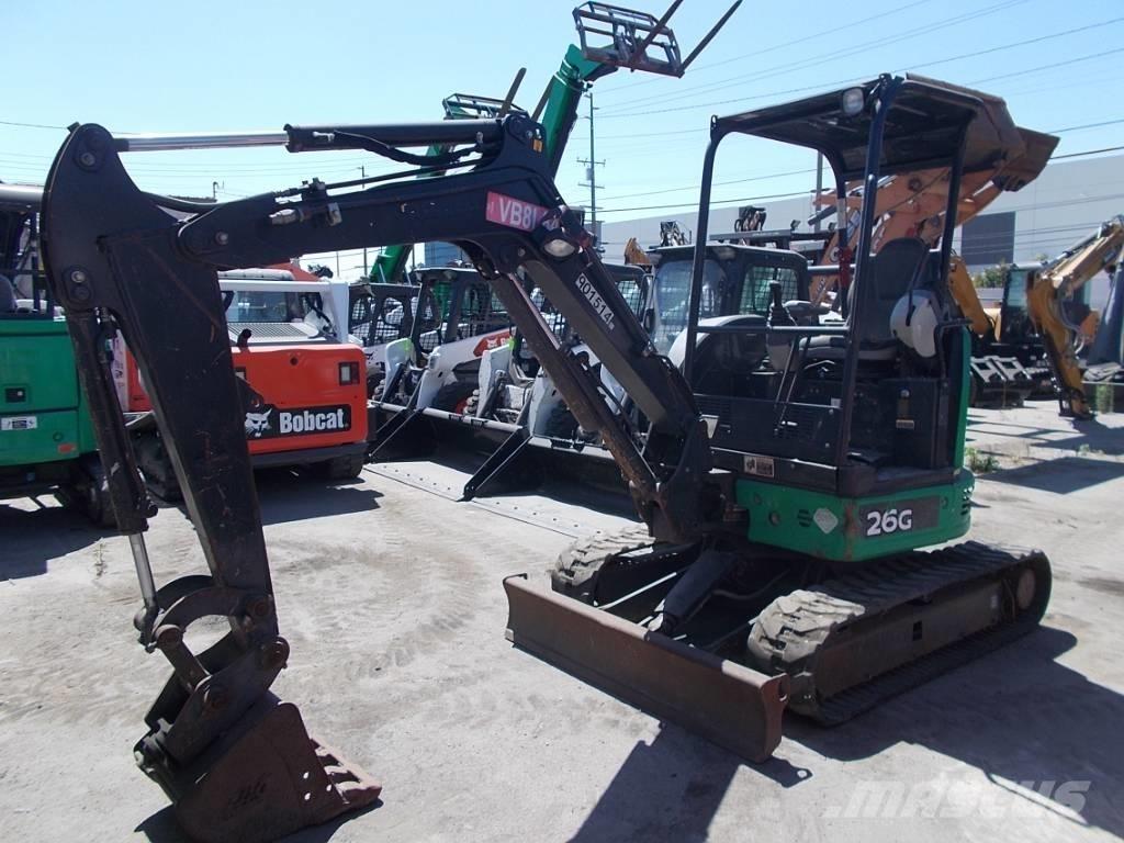 John Deere 26G Miniescavadeiras