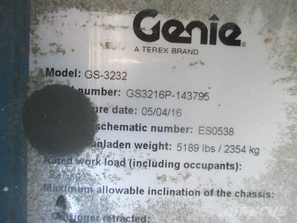 Genie GS 3232 Elevadores de tesoura