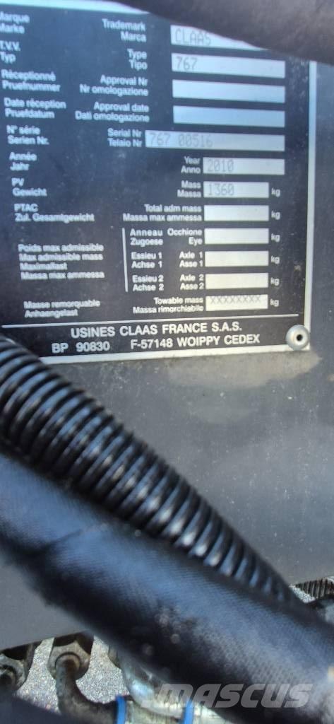 CLAAS 355 Enfardadeira de rolos