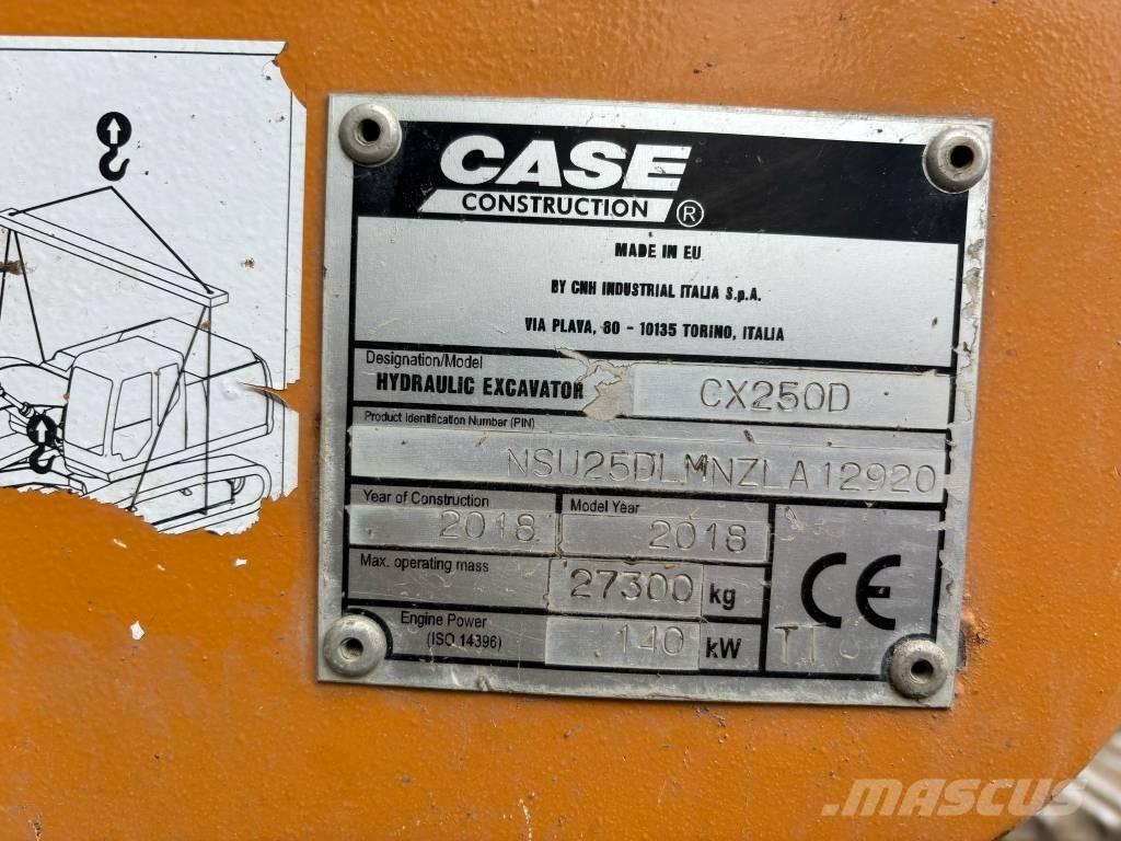 CASE CX 250 D Escavadeiras de esteiras