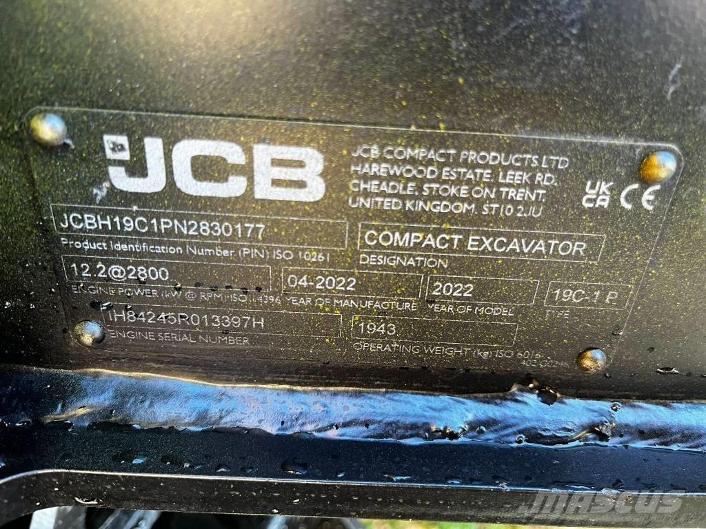 JCB 19 C-1 Miniescavadeiras