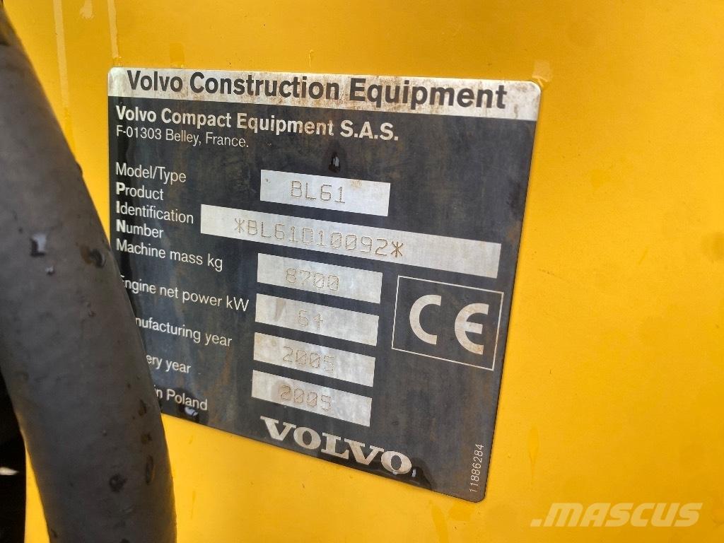 Volvo BL 61 Retroescavadeiras