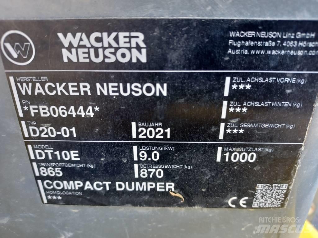 Wacker Neuson DT10e Dumpers de rastos