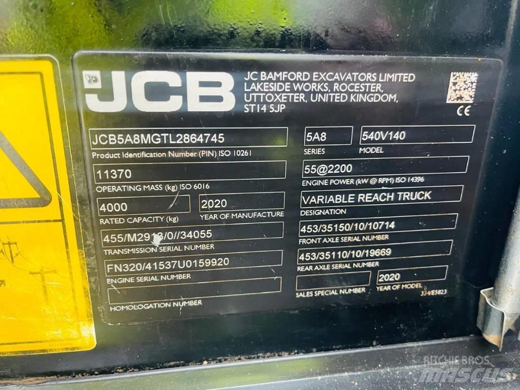 JCB 540-140 Manipulador telescópico