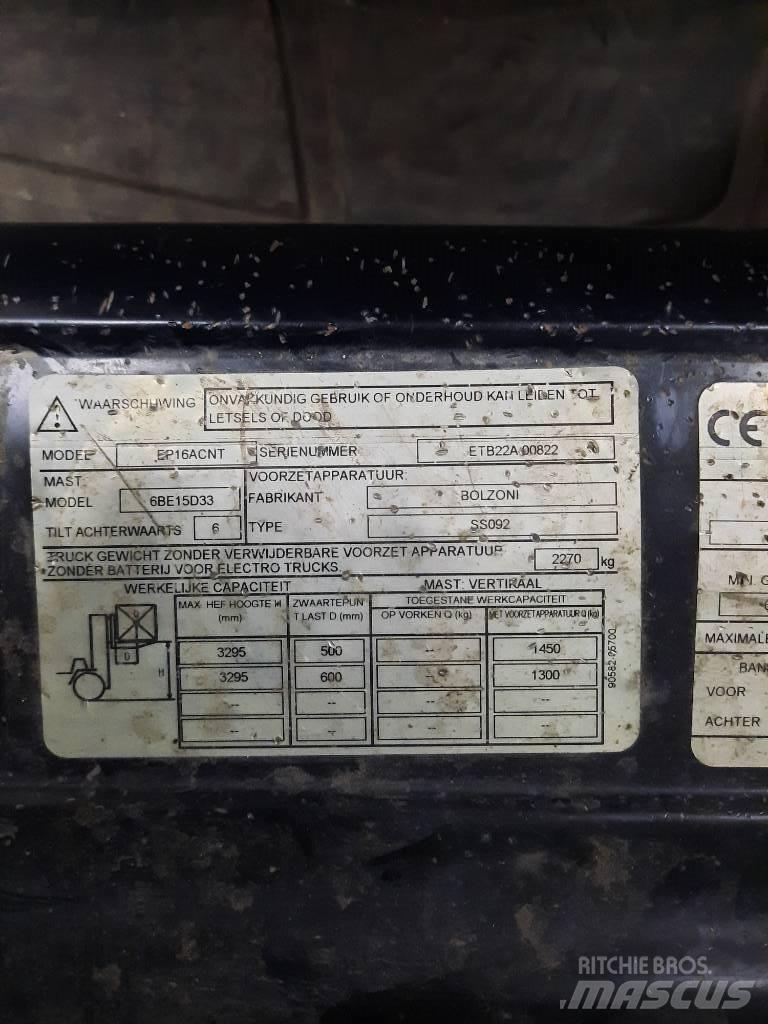 CAT EP16ACNT Empilhadores eléctricos