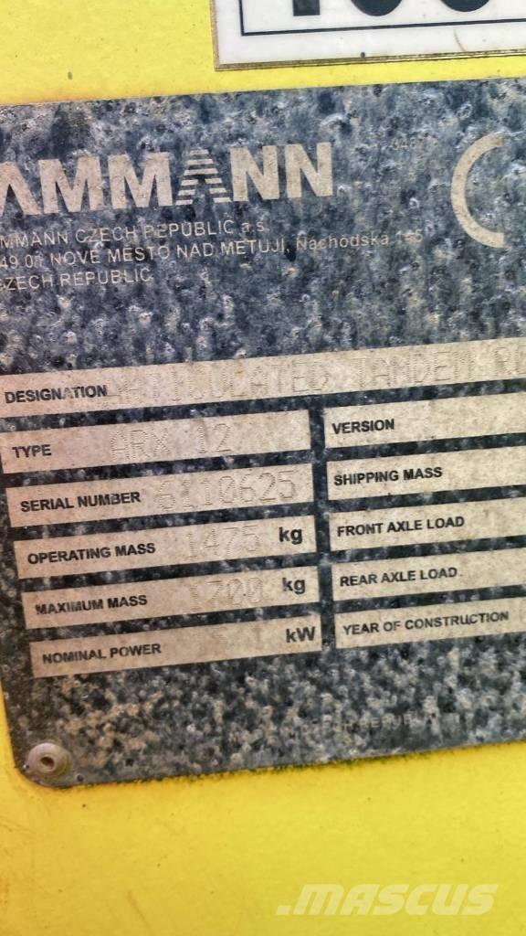 Ammann ARX 12 Cilindros Compactadores tandem