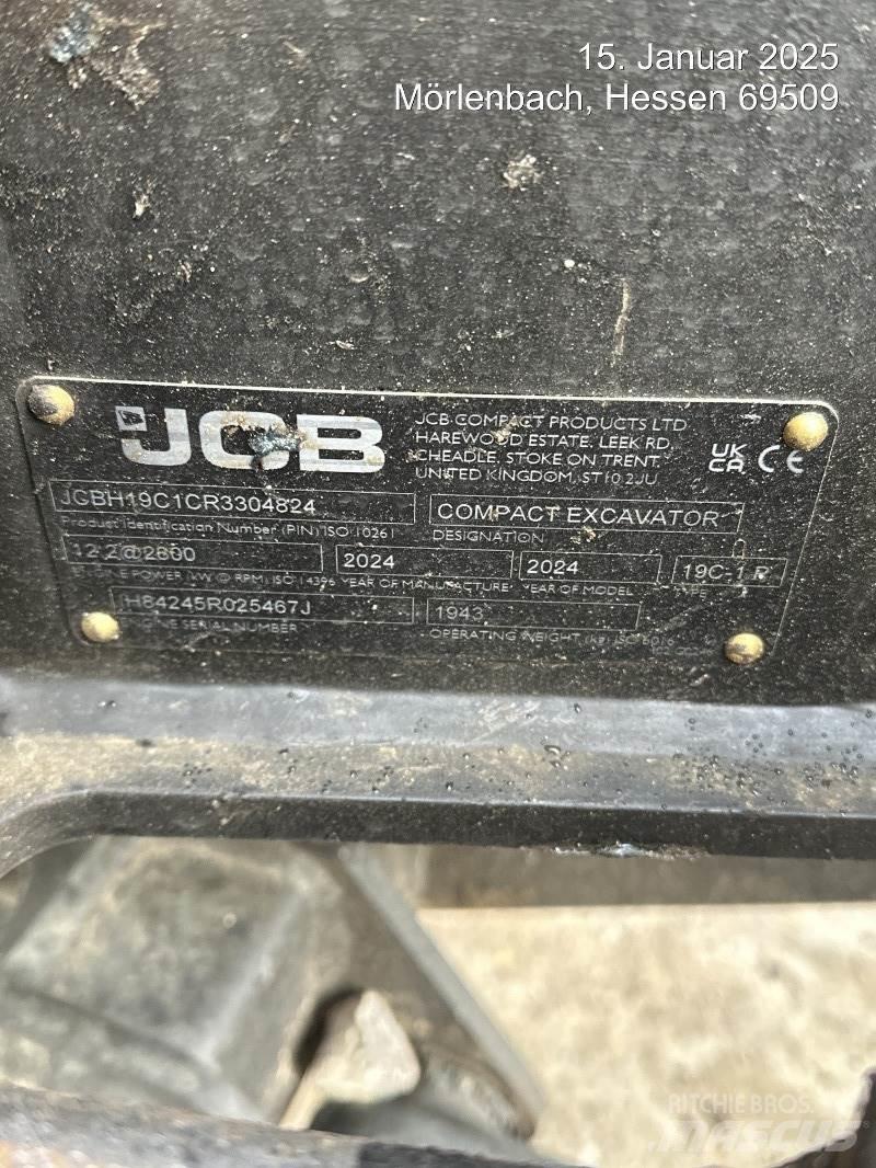 JCB 19C-1 Miniescavadeiras