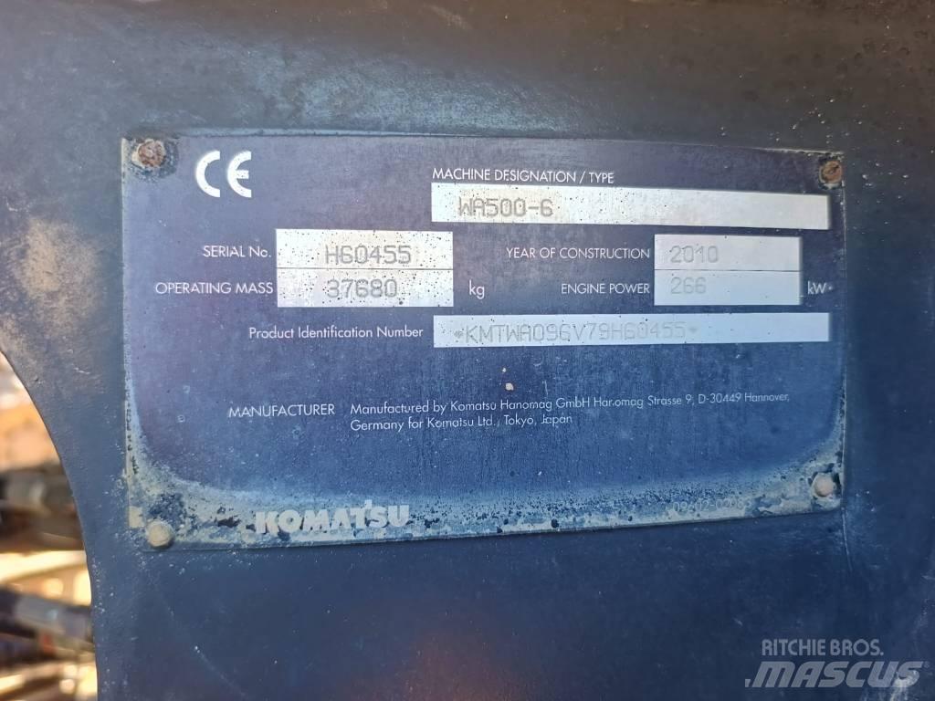 Komatsu WA500-6 Carregadeiras de rodas