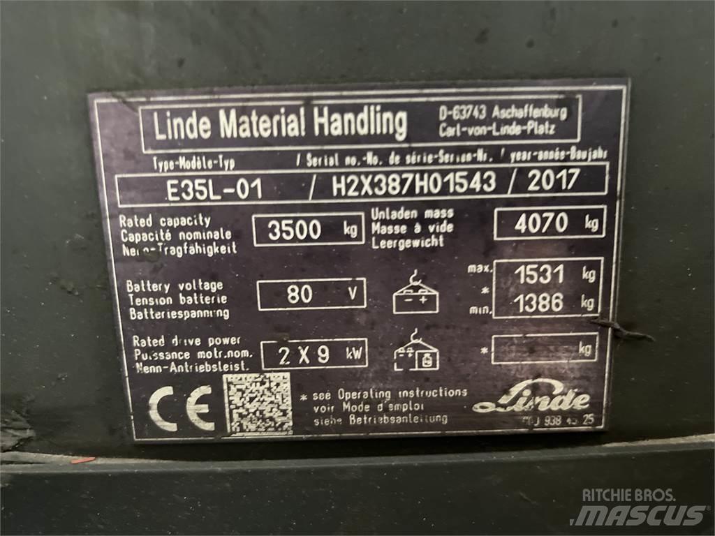 Linde E35L-01 Empilhadores eléctricos