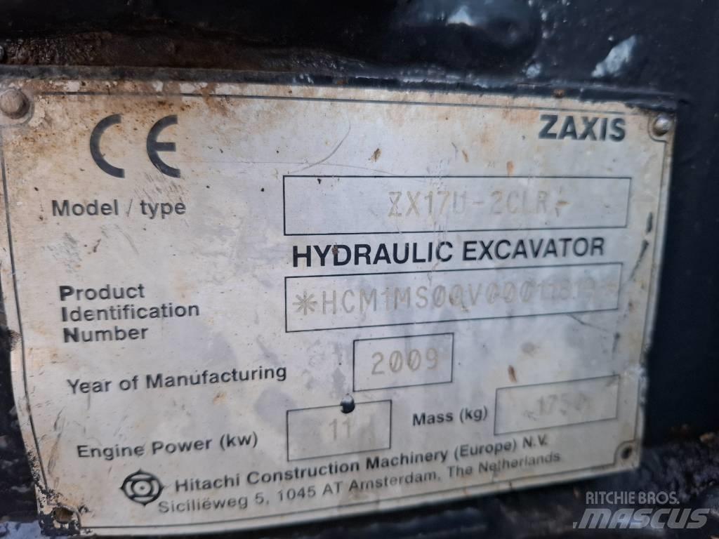 Hitachi ZX17U-2CLR Miniescavadeiras