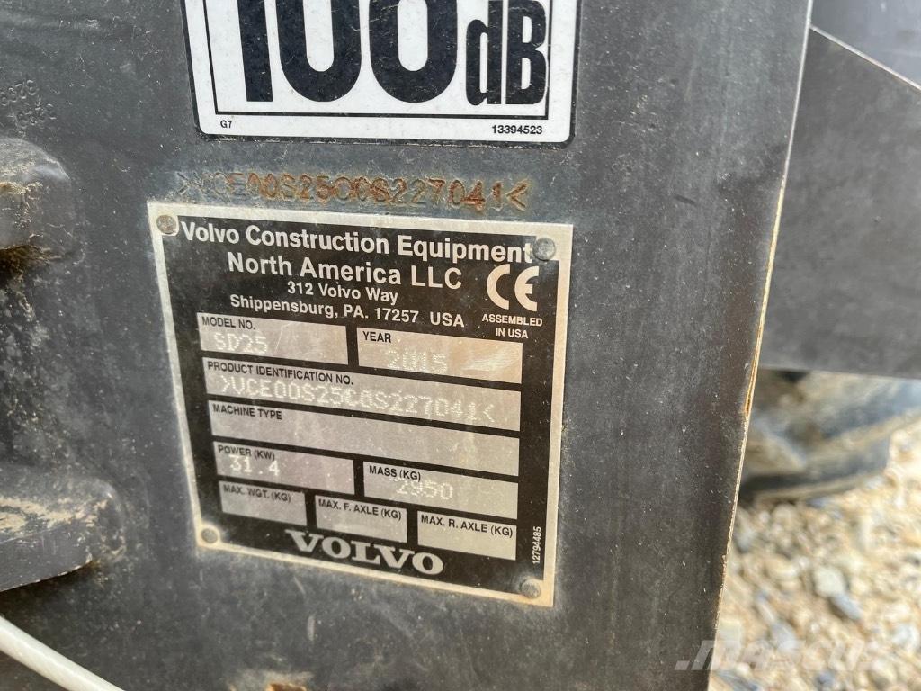 Volvo SD 25 Cilindros Compactadores tandem