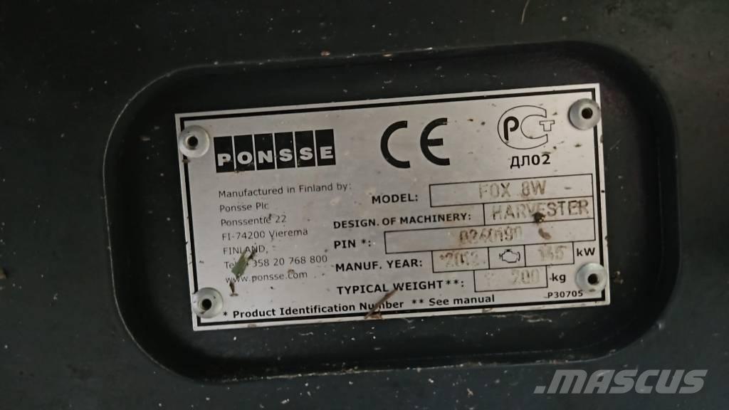 Ponsse Fox Processadores florestais