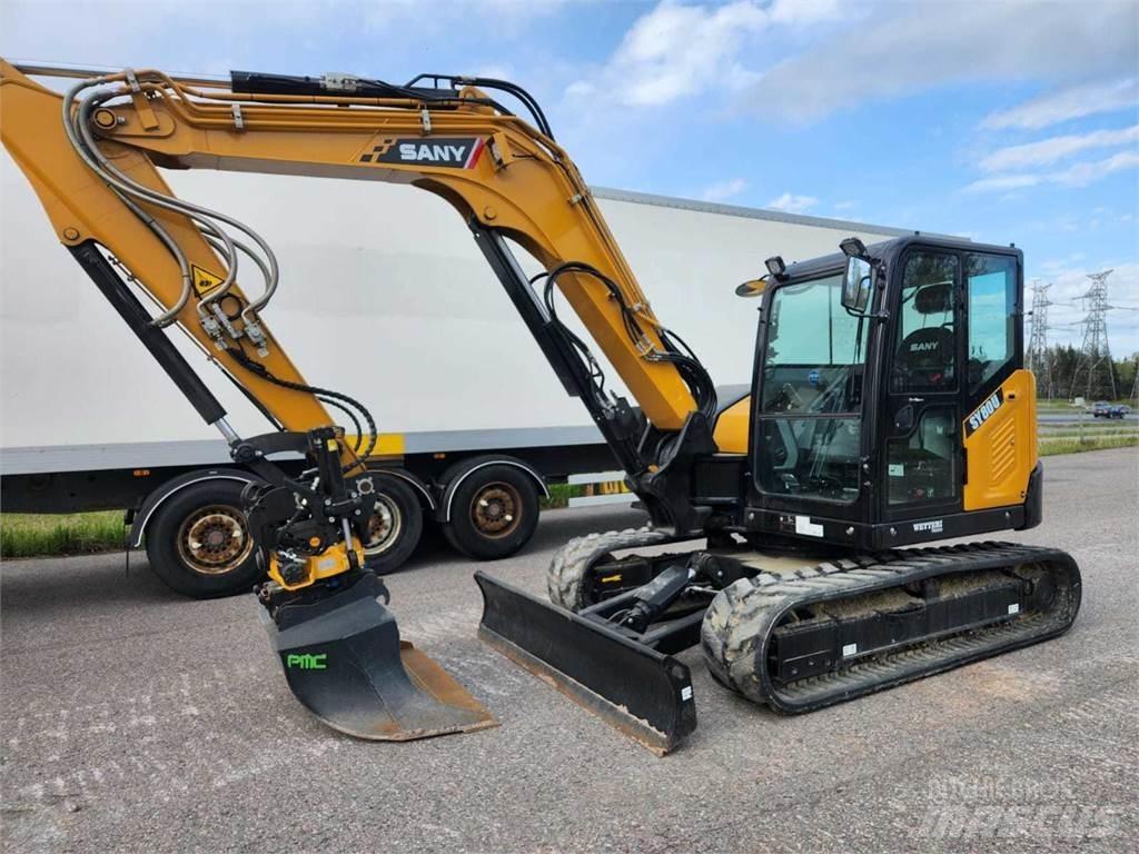Sany SY80U Escavadoras Midi 7t - 12t