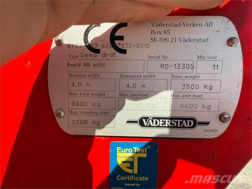 Väderstad RD400S Perfuradoras