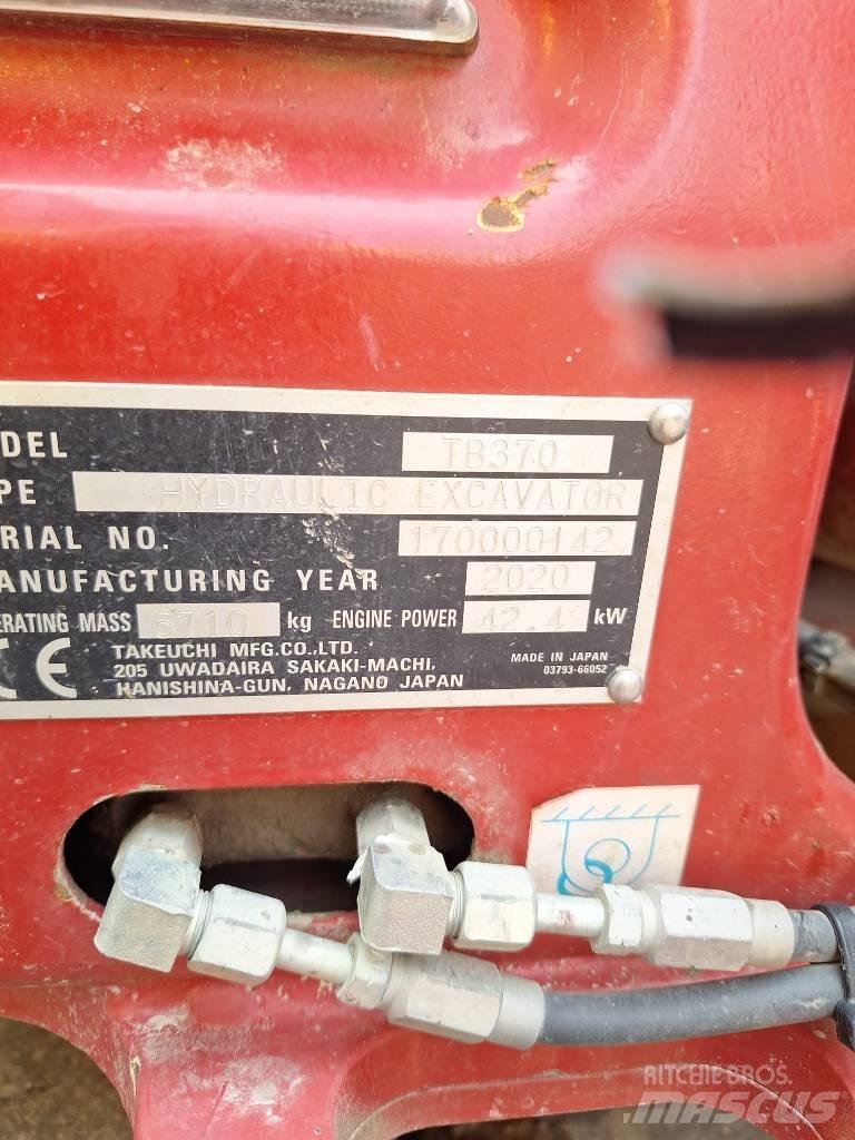 Takeuchi TB 370 Escavadoras Midi 7t - 12t