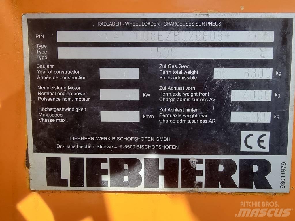 Liebherr L 506 Carregadeiras de rodas