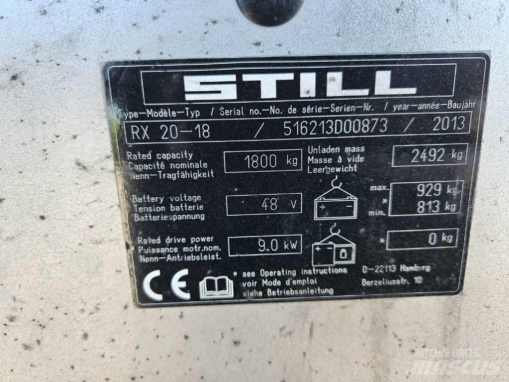Still RX 20-18 Empilhadores eléctricos