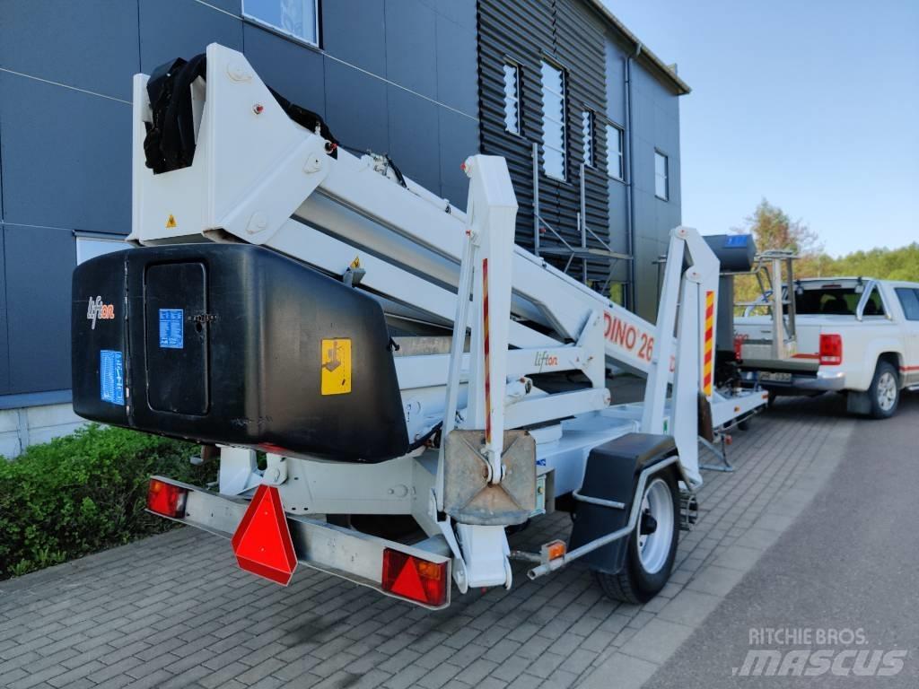Dino 260 XTD Skylift Plataformas aéreas montadas em atrelados