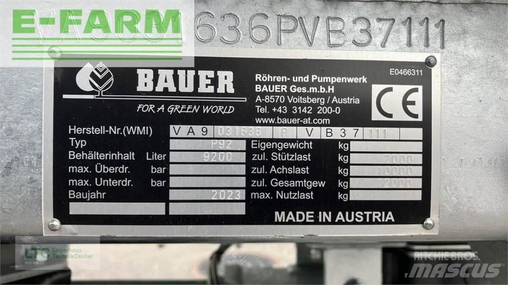 Bauer p 92 Outras máquinas e acessórios de fertilização