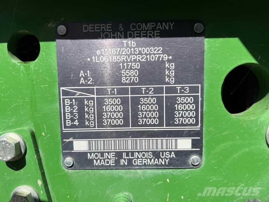 John Deere 6R185 Tratores Agrícolas usados