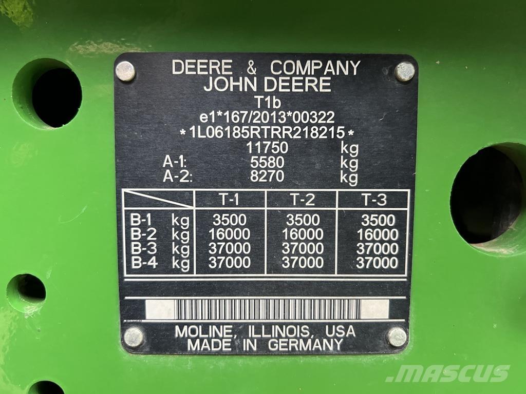 John Deere 6R185 Tratores Agrícolas usados