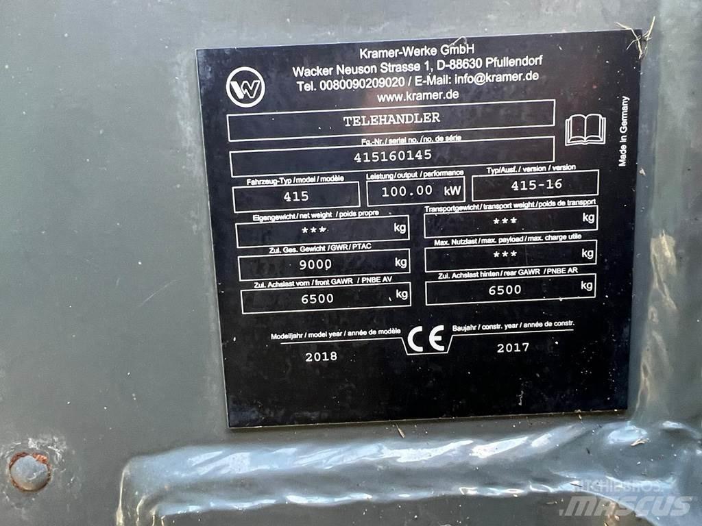 Kramer KT357 Telescópicas para Agricultura