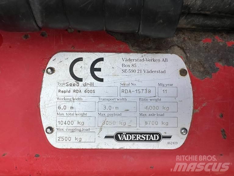 Väderstad RDA600S Perfuradoras