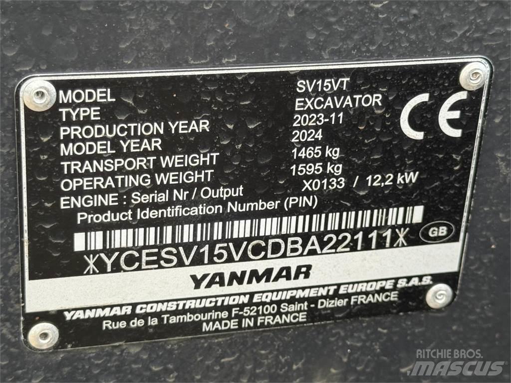 Yanmar SV15VT Escavadoras Midi 7t - 12t