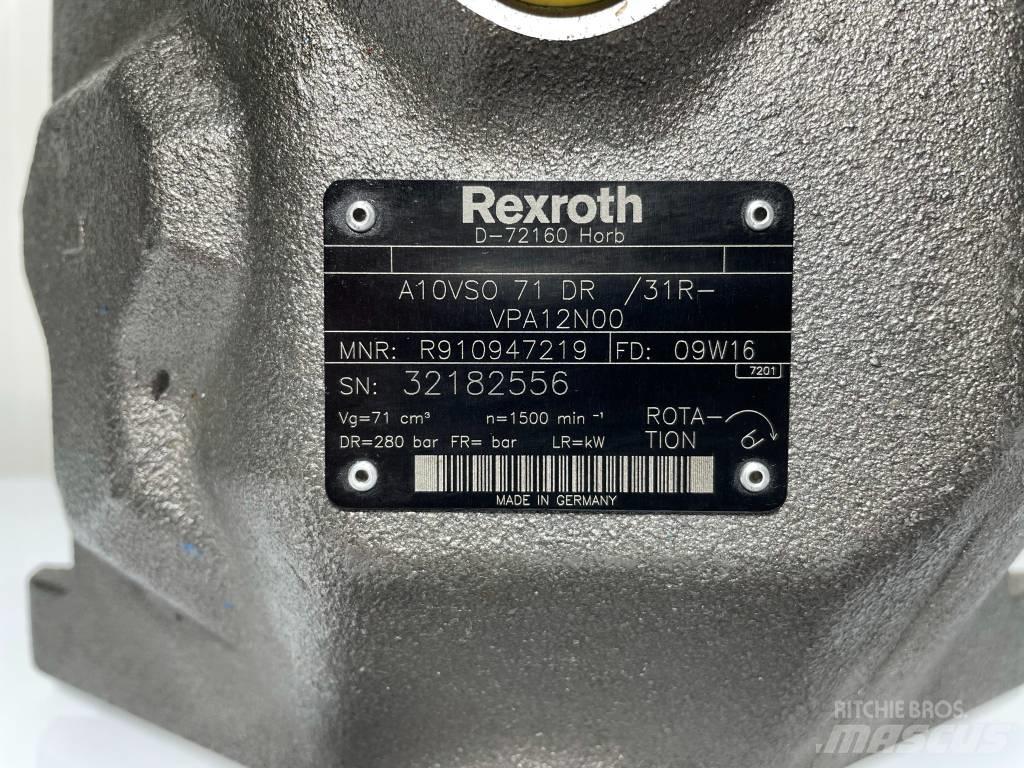 Rexroth A10VSO71DR Hidráulica