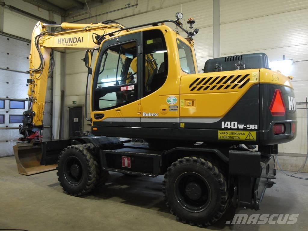 Hyundai R 140 W-9A Escavadoras de rodas