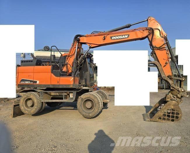 Doosan DX 140 W-5 Escavadoras de rodas