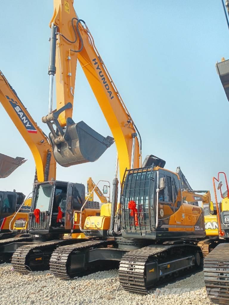 Hyundai 220 Escavadoras Midi 7t - 12t