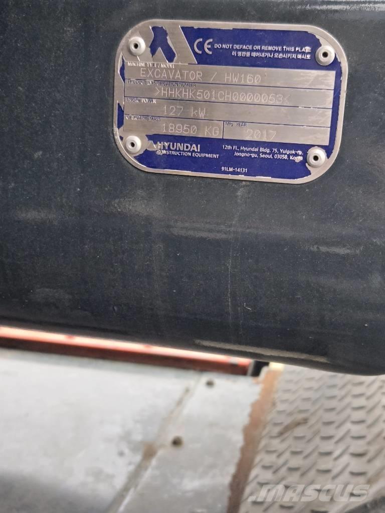 Hyundai HW 160 Escavadoras de rodas