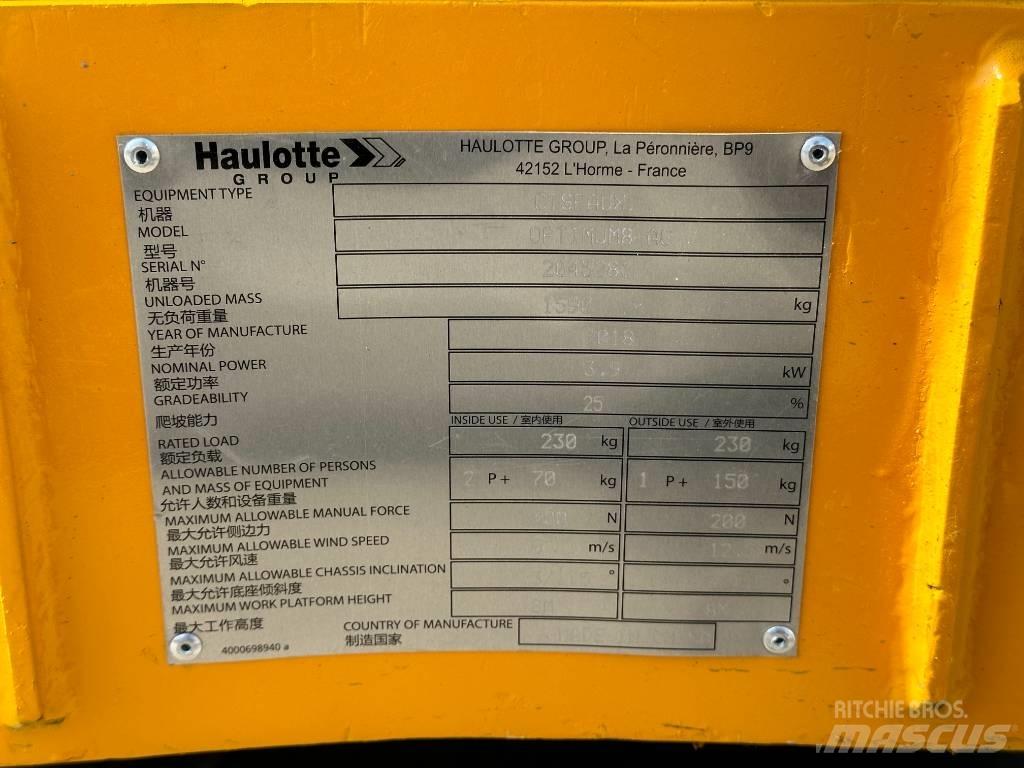 Haulotte OPTIMUM 8 Elevadores de tesoura
