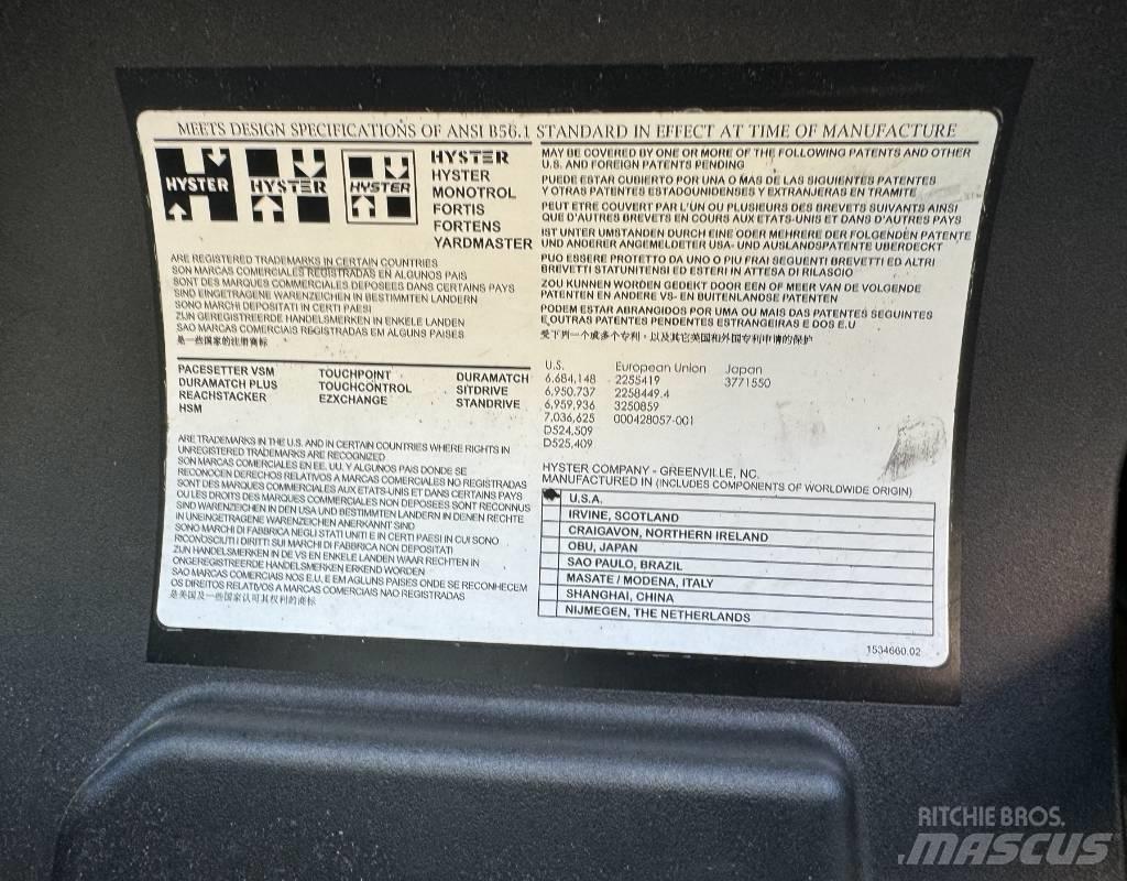 Hyster H6.0FT Empilhadores Diesel