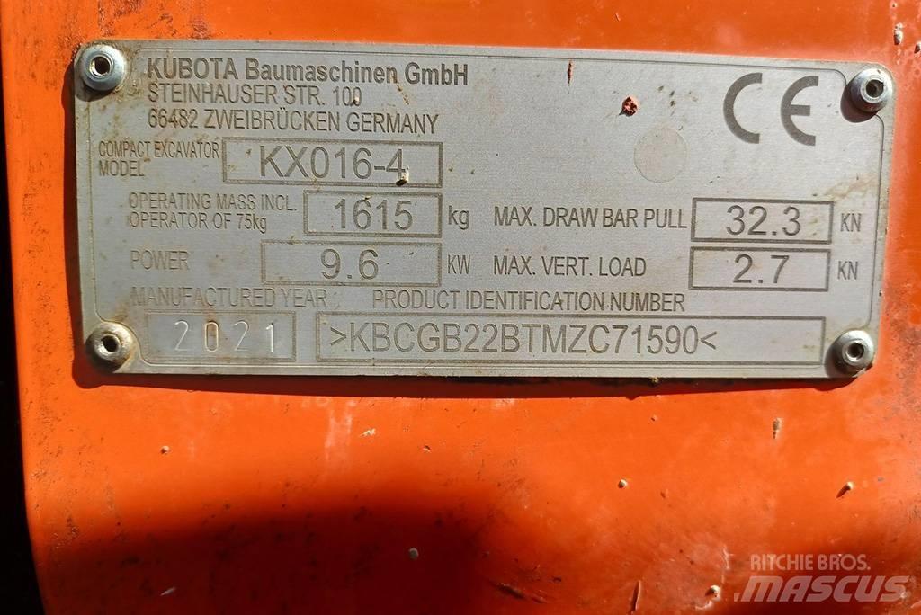 Kubota KX016-4G Miniescavadeiras