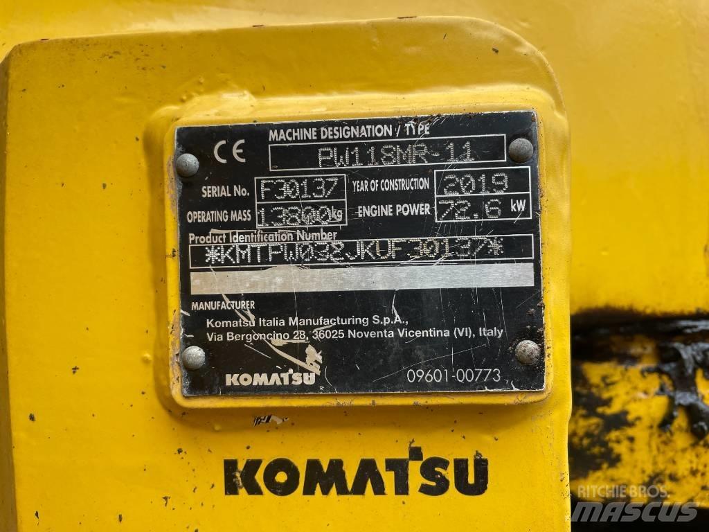 Komatsu PW 118 Escavadoras de rodas