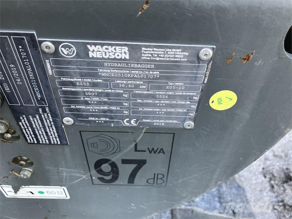 Wacker Neuson EZ 53 Miniescavadeiras