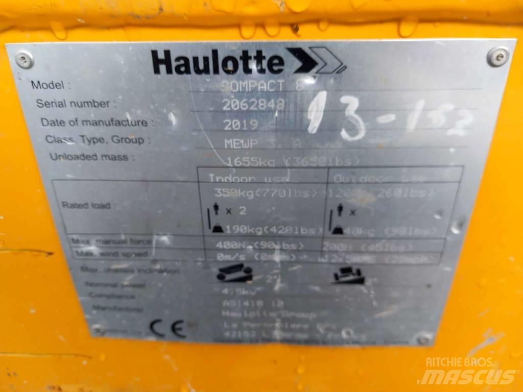 Haulotte Compact 8 Elevadores de tesoura