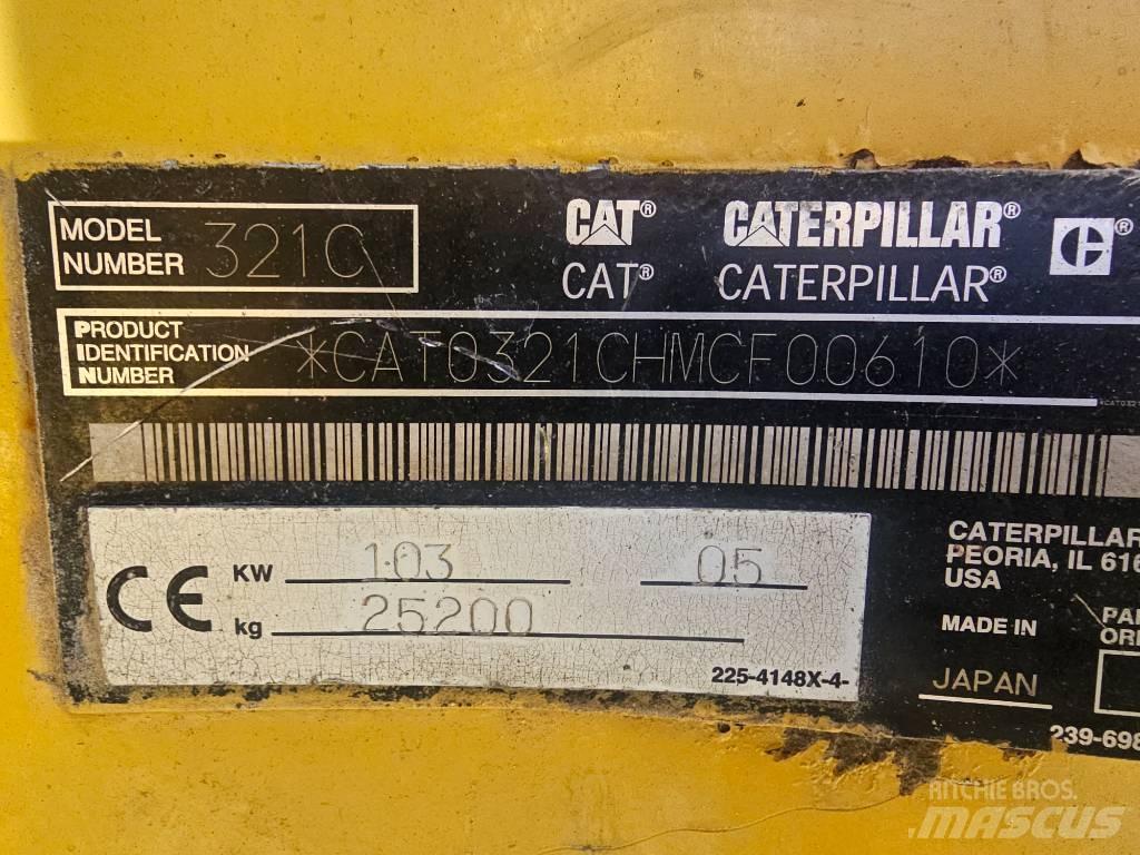 CAT 321C Escavadeiras de esteiras
