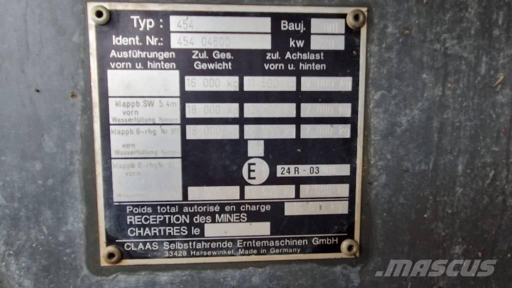 CLAAS lexion 460 Ceifeiras debulhadoras