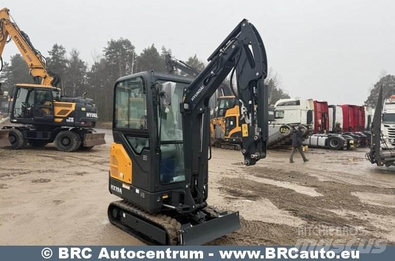 Hyundai HX19A Miniescavadeiras