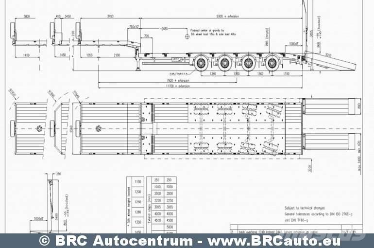 MAX Trailer MAX 100 Semi Reboques Basculantes