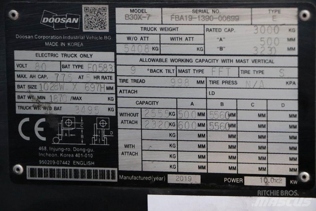 Doosan B30X-7 Empilhadores eléctricos