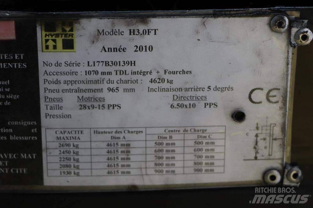 Hyster H3.0FT Empilhadores a gás