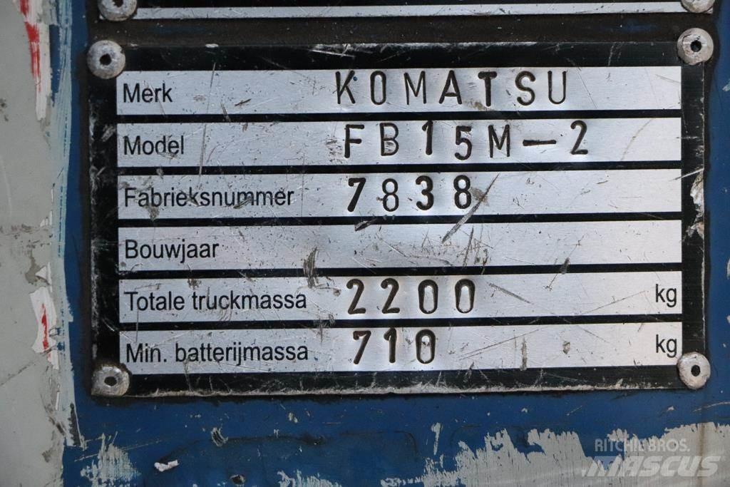 Komatsu FB15M-2 Empilhadores eléctricos